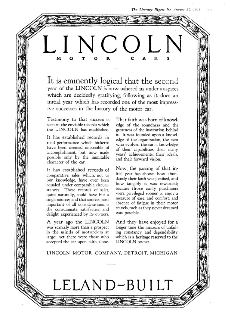 1921 Lincoln 2